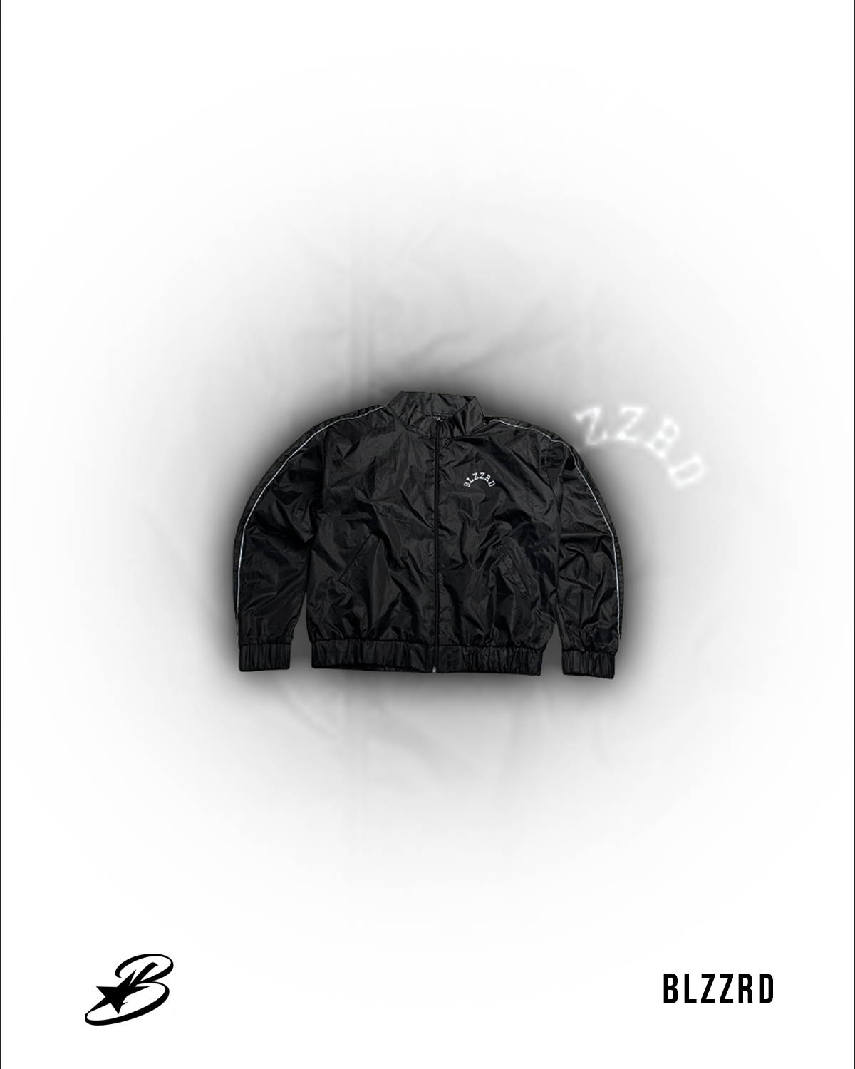 REFLECTIVE TRACK SUIT TOP